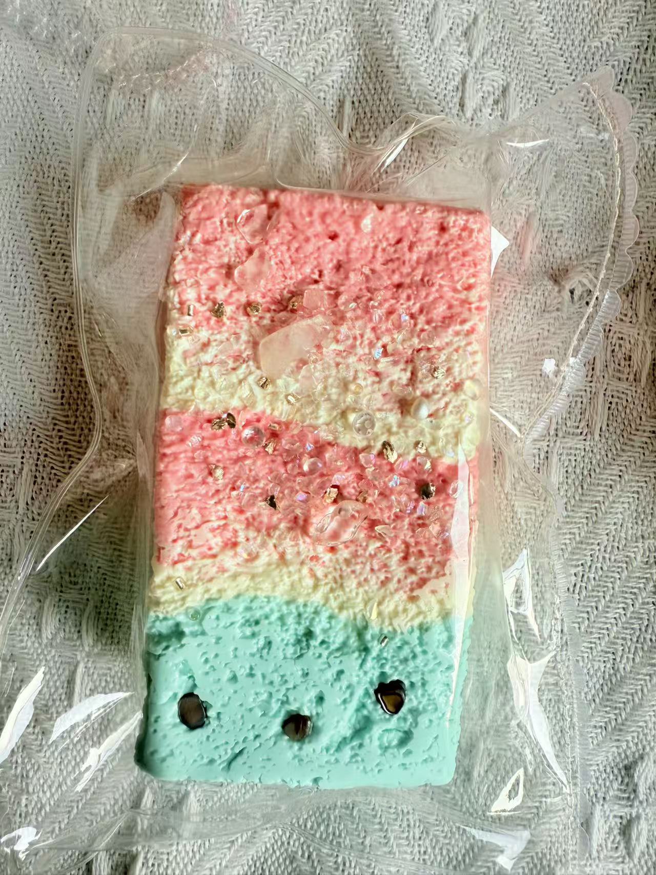 Pink Ocean toast bar Taba squishy toy