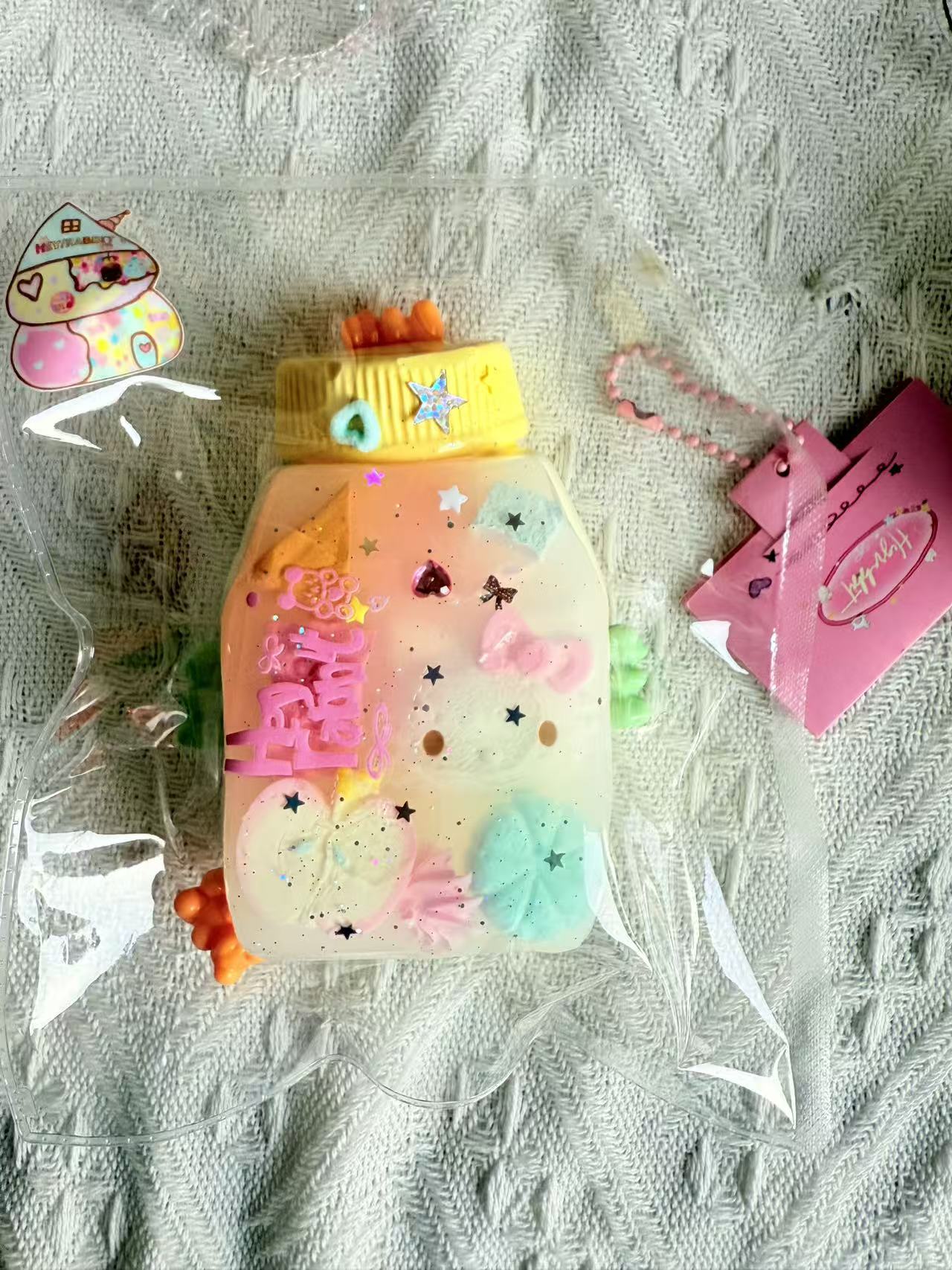kitty bottle Taba Squishy toys